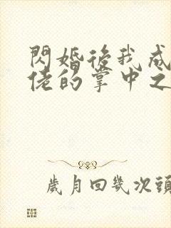 闪婚后我成了大佬的掌中之物短剧免