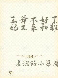 王爷不好了,王妃又来和离了封面