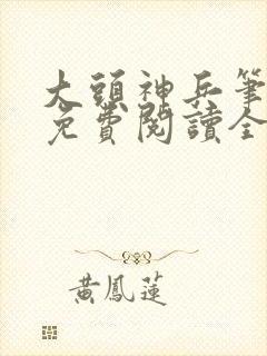 大头神兵笔趣阁免费阅读全文