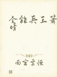 全能兵王萧晨苏晴
