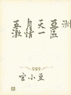五月天亚洲婷婷激情一区