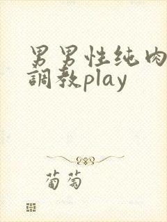 男男性纯肉道具调教play封面