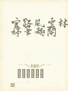 官路风云林海姜婷笔趣阁封面