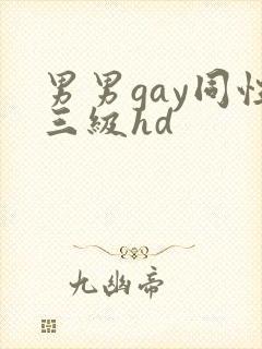 男男gay同性三级hd