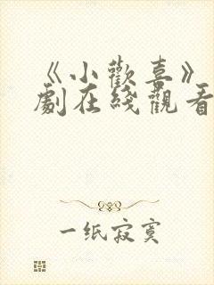 《小欢喜》电视剧在线观看封面