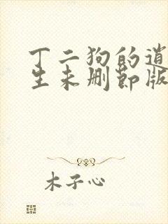 丁二狗的逍遥人生未删节版封面