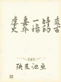 虐妻一时爽追妻火葬场的古言