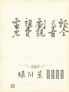 电视剧《轻年》免费观看全集
