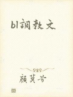 bl调教文