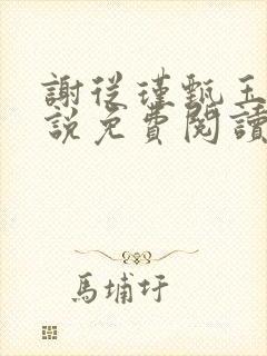 谢从瑾甄玉衡小说免费阅读最新章节封面