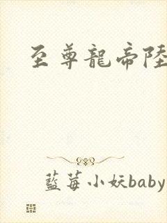 至尊龙帝陆鸣