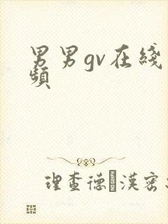 男男gv在线视频