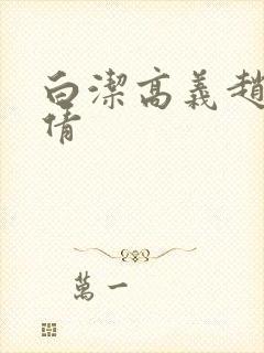白洁高义赵振孙倩封面