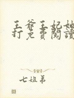 王爷王妃她很能打免费阅读