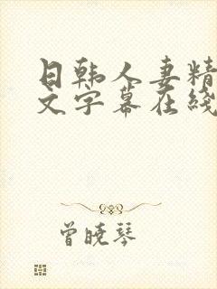 日韩人妻精品中文字幕在线