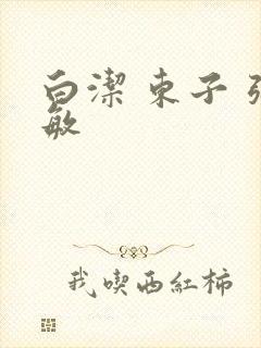 白洁 东子 张敏