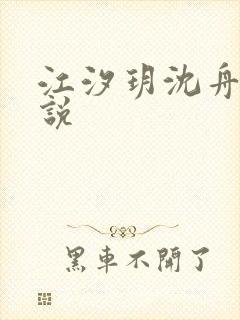 江汐玥沈舟琛小说