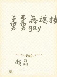 免费无遮挡视频男男gay