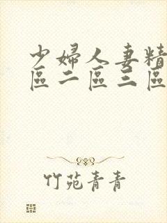 少妇人妻精品一区二区三区