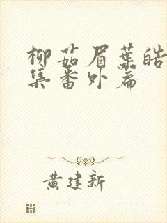 柳茹眉叶皓轩续集番外篇