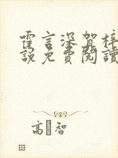 霍言深贺梓凝小说免费阅读封面