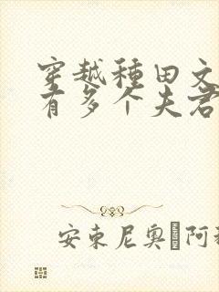 穿越种田文女主有多个夫君类