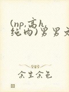 (np,高h,纯肉)男男文