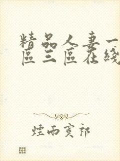 精品人妻一区二区三区在线视频