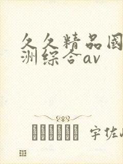 久久精品国产亚洲综合av