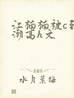 江楠楠被c到高潮高h文封面