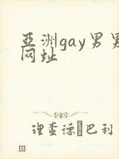 亚洲gay男男网址封面