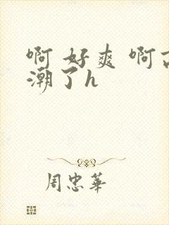 啊 好爽 啊高潮了h