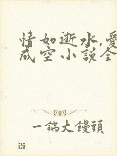 情如逝水,爱已成空小说全文免费阅读封面