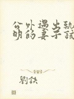 公外遇出轨了聪明的妻子该怎么做
