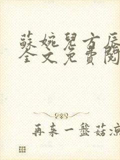 苏婉儿方辰小说全文免费阅读封面