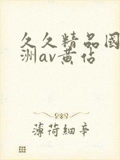 久久精品国产亚洲av黄站