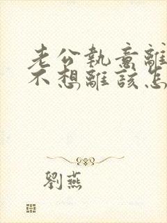 老公执意离婚我不想离该怎样办封面