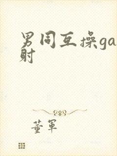 男同互操gay射封面