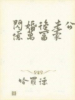 闪婚后老公竟是亿万富豪