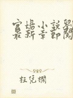 官场小说刘志中最新章节阅读全文
