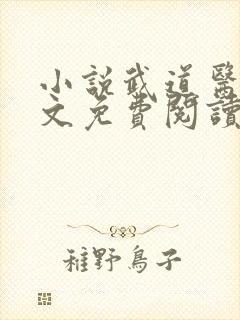 小说武道医王全文免费阅读