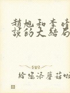 赵旭和李晴晴小说的大结局封面