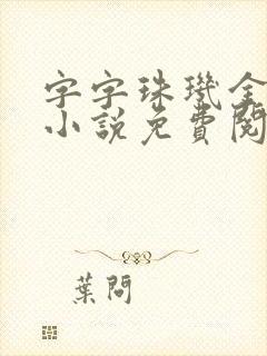 字字珠玑金银花小说免费阅读