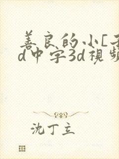 善良的小[子hd中字3d视频