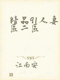 精品91人妻一区二区