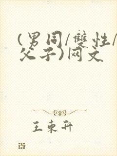 (男同/双性/父子)网文