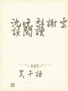 沈晚梨谢云迟小说阅读