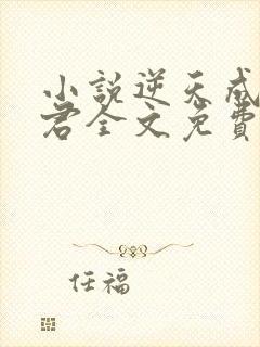 小说逆天成神贤君全文免费读