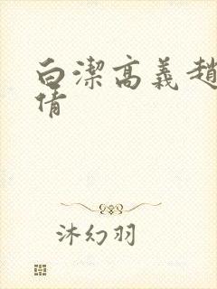 白洁高义赵敏张倩封面