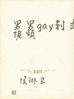 男男gay到爽视频